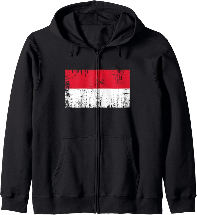 Fürstentums Monaco Fahne-Flagge Geschenk Fussball-Fan Sport Kapuzenjacke