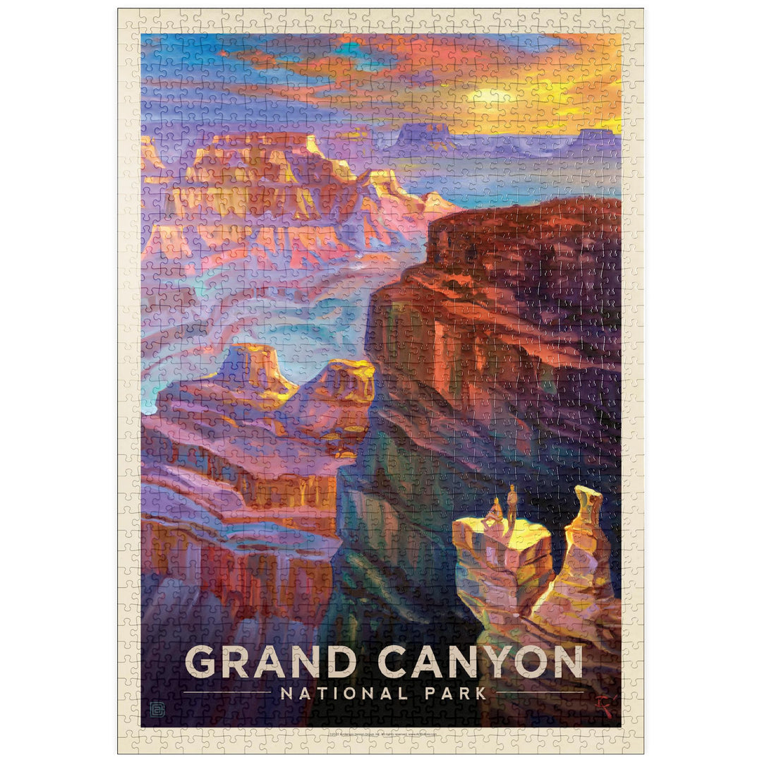 Grand Canyon National Park: Sunset - Premium 1000 Teile Puzzle - MyPuzzle Sonderkollektion von Ander