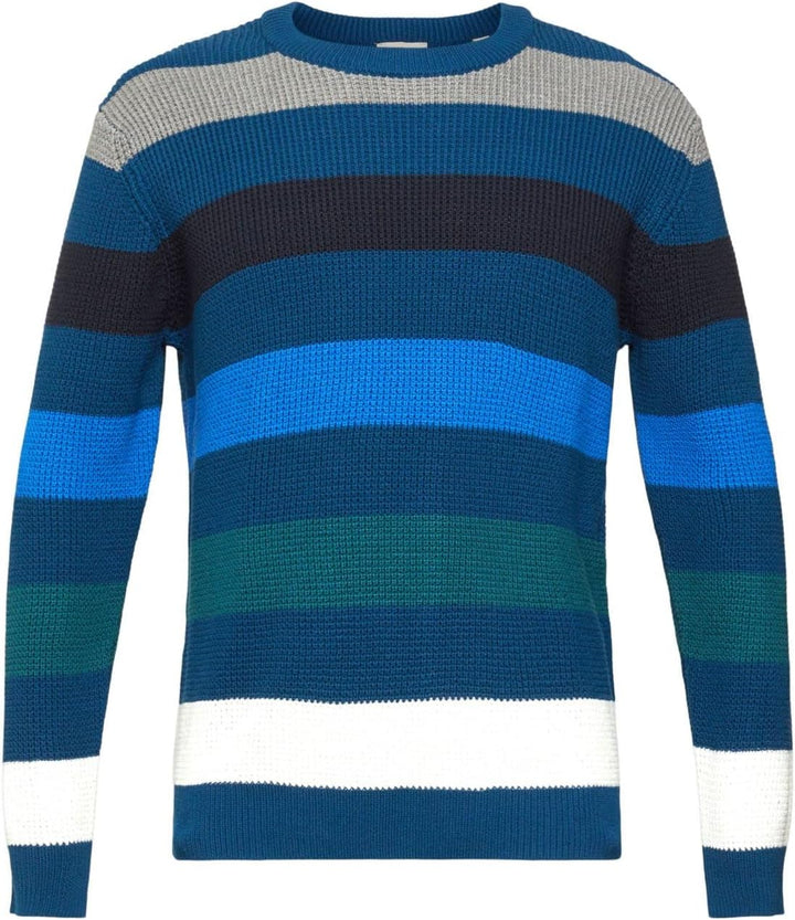 ESPRIT Herren Pullover M 450/Petrol Blue, M 450/Petrol Blue