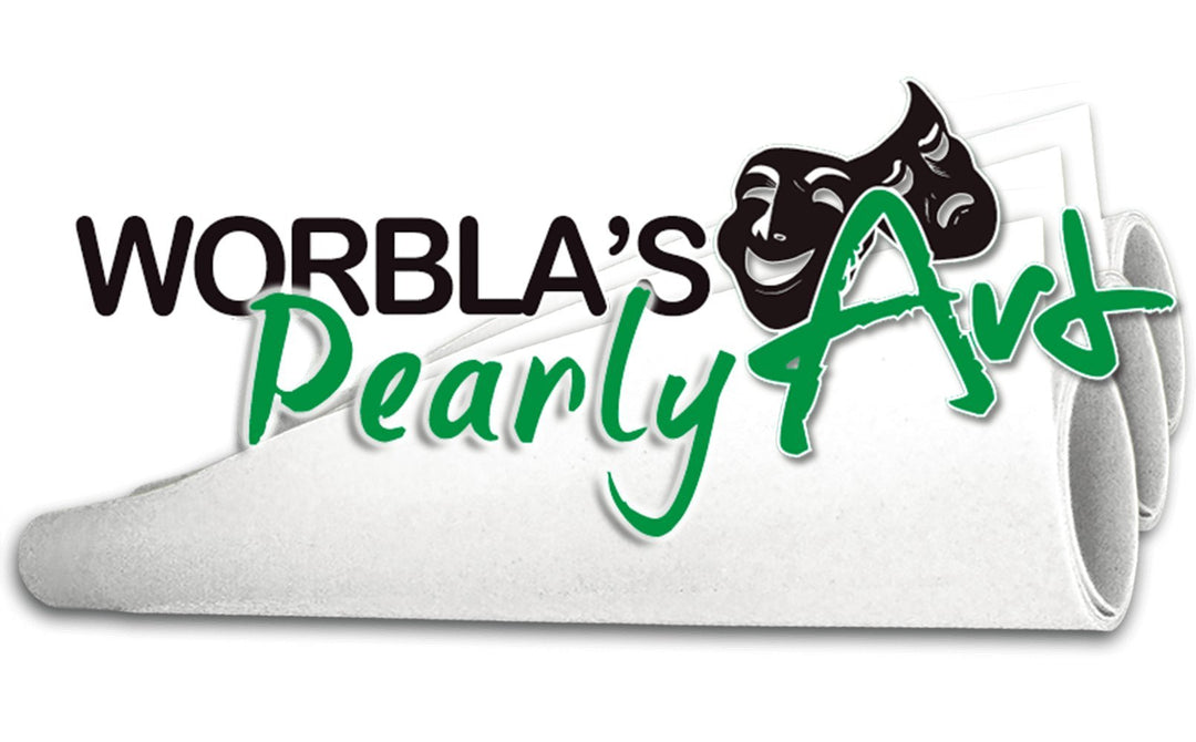 Worblas Perl / Pearly Art Platte Grösse L (75x100cm Bastel Cosplay) thermoplastischer Werkstoff