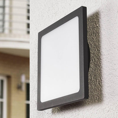 Lucande LED Deckenleuchten 'Mabella' (Modern) in Schwarz aus Aluminium (1 flammig,) - Aussenleuchte