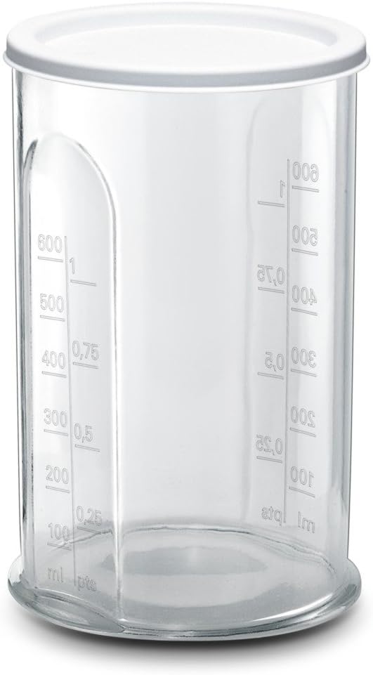 Bosch Stabmixer ErgoMixx MSM66120, Edelstahl-Mixfuss, Mix- und Messbecher, 4-Klingen-Messer, ergonom