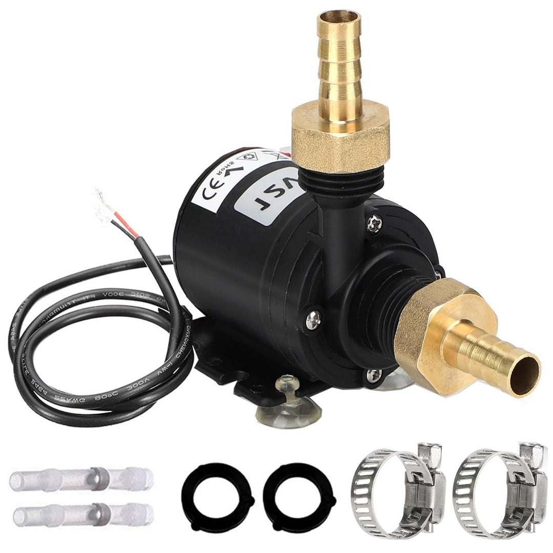Wasserpumpe Brushless, DC 12V 800L/H Tauchpumpe Pumpe Wasser, Keramik Pumpenkern, Stumm Brunnenpumpe