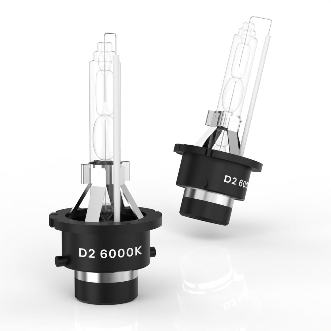 2 Pack D2S Xenon Brenner 6000K Weiss Leicht Bläulich Hervorragende Helligkeit & Sicht Einfacher Einb