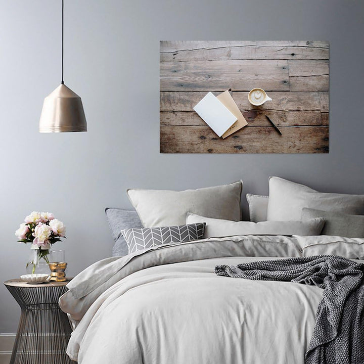 Feeby Frames, Leinwandbild, Bilder, Wand Bild, Wandbilder, Kunstdruck 50x70cm, KARKI, BRETTER, TISCH