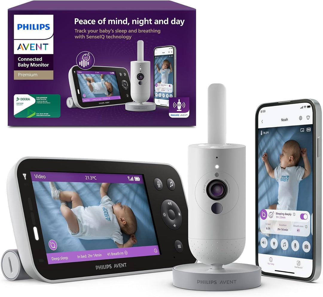 PHILIPS Avent Premium Connected Videophone, das bisher beste Babyphone von Avent, Schlaf- und Atmung