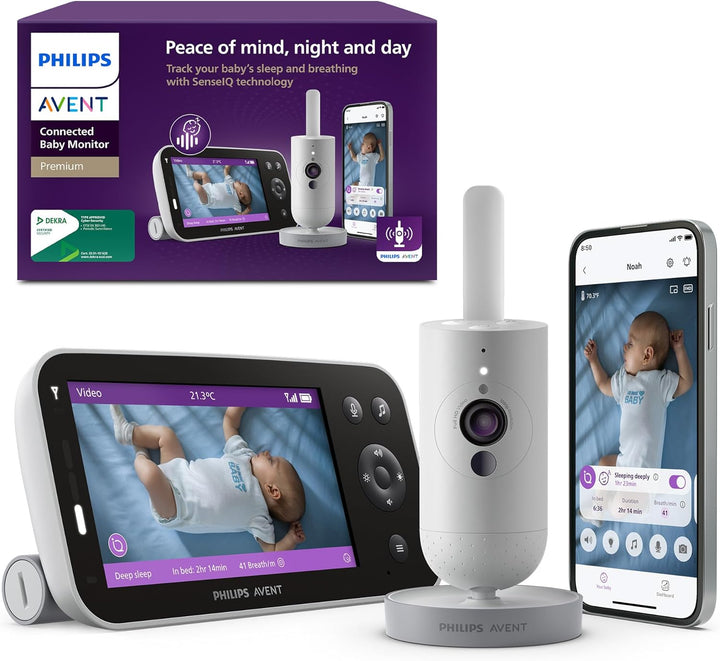 PHILIPS Avent Premium Connected Videophone, das bisher beste Babyphone von Avent, Schlaf- und Atmung