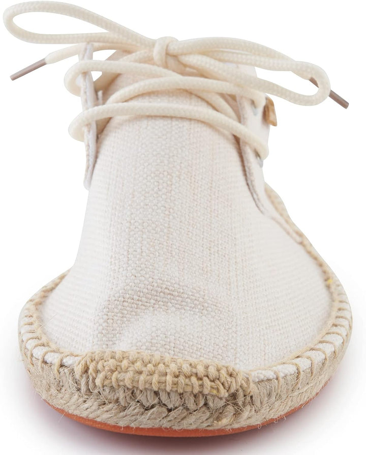 Alexis Leroy Lace Up Herren Espadrilles 42 EU Beige 22ss, 42 EU Beige 22ss