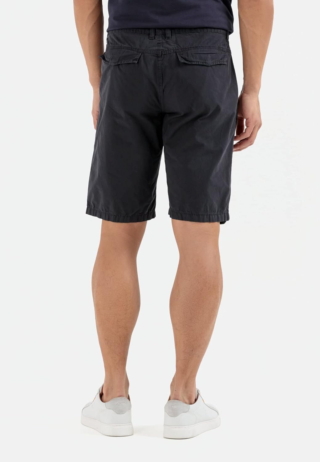 camel active Herren Chinoshorts aus Reiner Baumwolle Shorts 33 Dunkelblau, 33 Dunkelblau