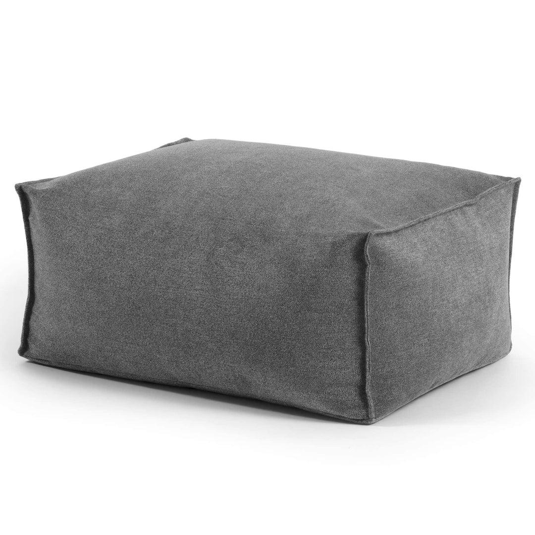 mokebo® Pouf, Hocker o. Sitzhocker 60x45cm 'Der Ruhepouf' Bodenkissen eckig, Fusshocker & Sitzwürfel