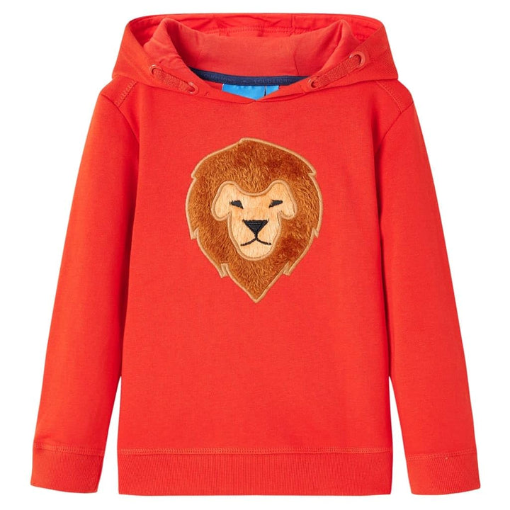 vidaXL Kinder Kapuzenpullover Sweatshirt Hoodie Pullover Kinderpullover Pulli Rot 140, 140