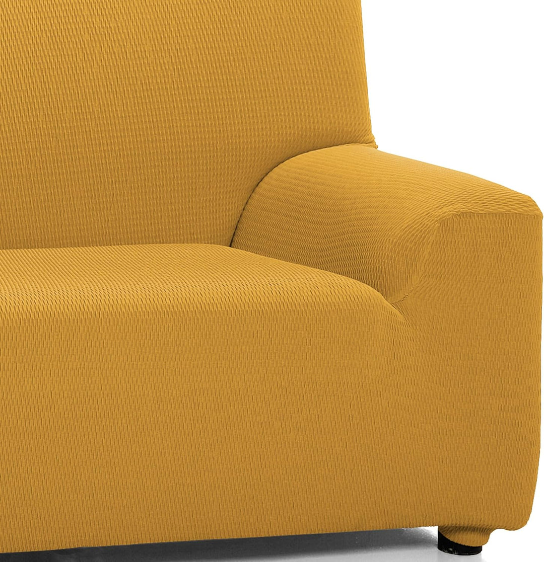 Martina Home Tunez, elastischer Sofabezug 4 Plätze 4 Plazas (240-270 cm) Senf Senf 4 Plätze, Senf 4
