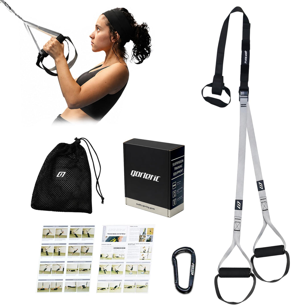 Suspensionstraining Trainingsgeräte, Sport Geräte, belastbar bis 300 kg, verstellbar von 145 bis 200