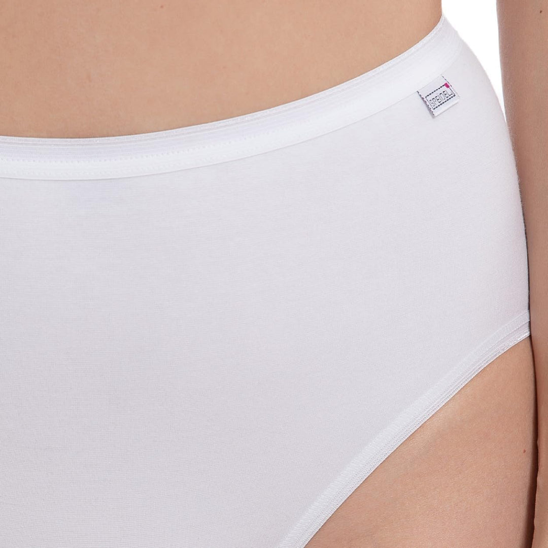 Speidel 5er Pack Hüftslip Schlüpfer Unterhose Damen in weiss & schwarz Grössen 38-46 42 Weiss, 42 We