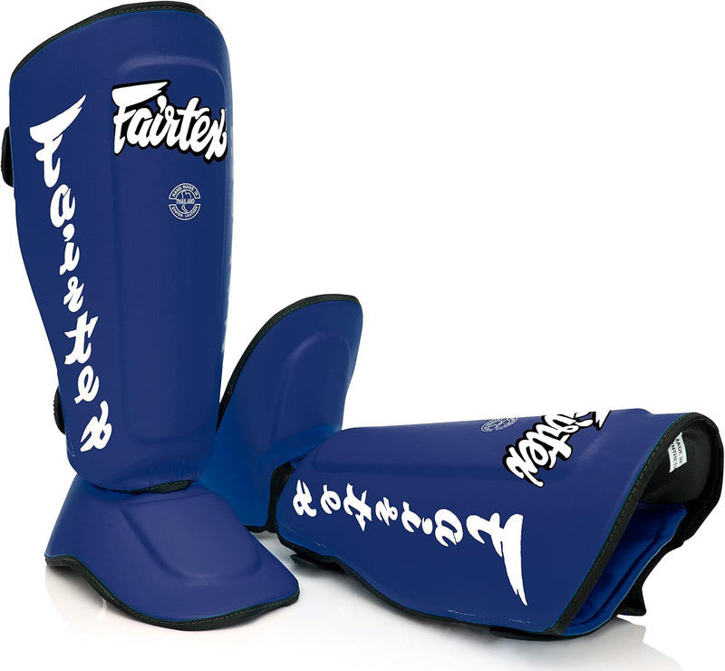 Fairtex SP7 Muay Thai Schienbeinschützer für Herren, Damen, Kinder | aus Syntek-Leder und hochwertig