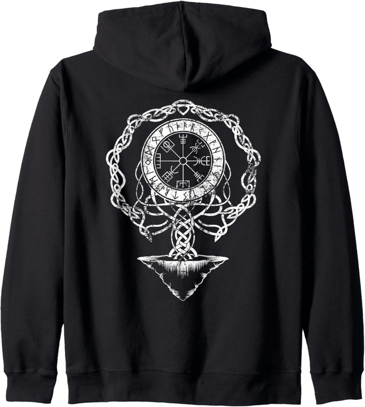 Yggdrasil, Baum des Lebens Wikinger Symbol , keltisch Kapuzenjacke