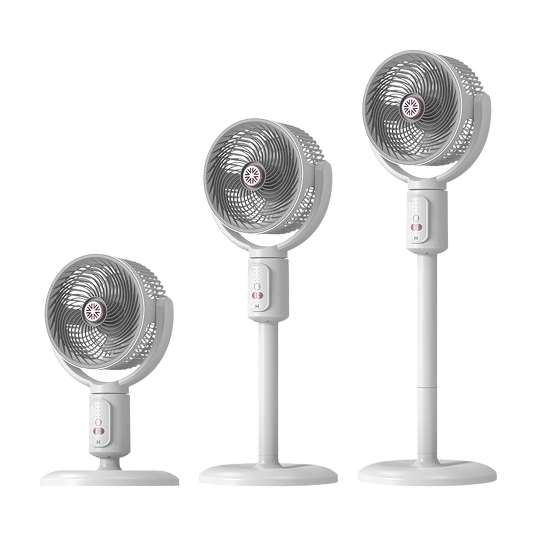 Oszillierender Stand Ventilator - 3 Höhenverstellbarer, 5 Geschwindigkeiten | Standventilator, Mit 8