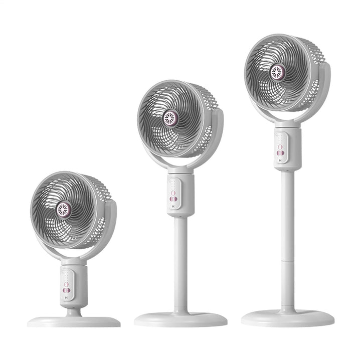 Oszillierender Stand Ventilator - 3 Höhenverstellbarer, 5 Geschwindigkeiten | Standventilator, Mit 8