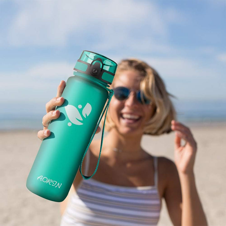 AORIN Trinkflasche - 350ml/500ml/750ml/1L，Wasserflasche BPA-Frei &amp; Tritan Auslaufsicher Sportflasche