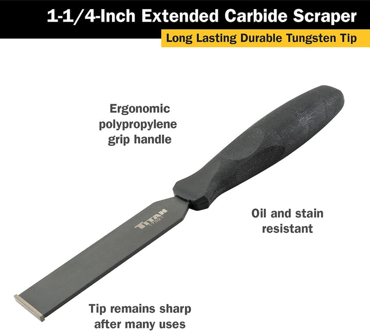 Titan 17021 Hartmetallschaber, lang, 1-1/4 Klinge XL 1-1/4-Inch, XL 1-1/4-Inch