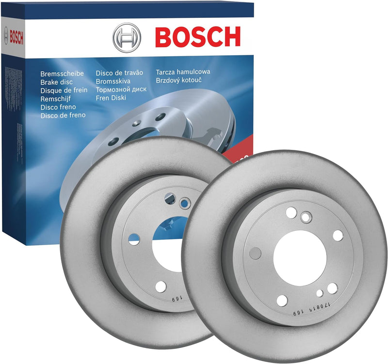 Bosch BD267 Bremsscheiben - Hinterachse - ECE-R90 Zertifizierung - zwei Bremsscheiben pro Set