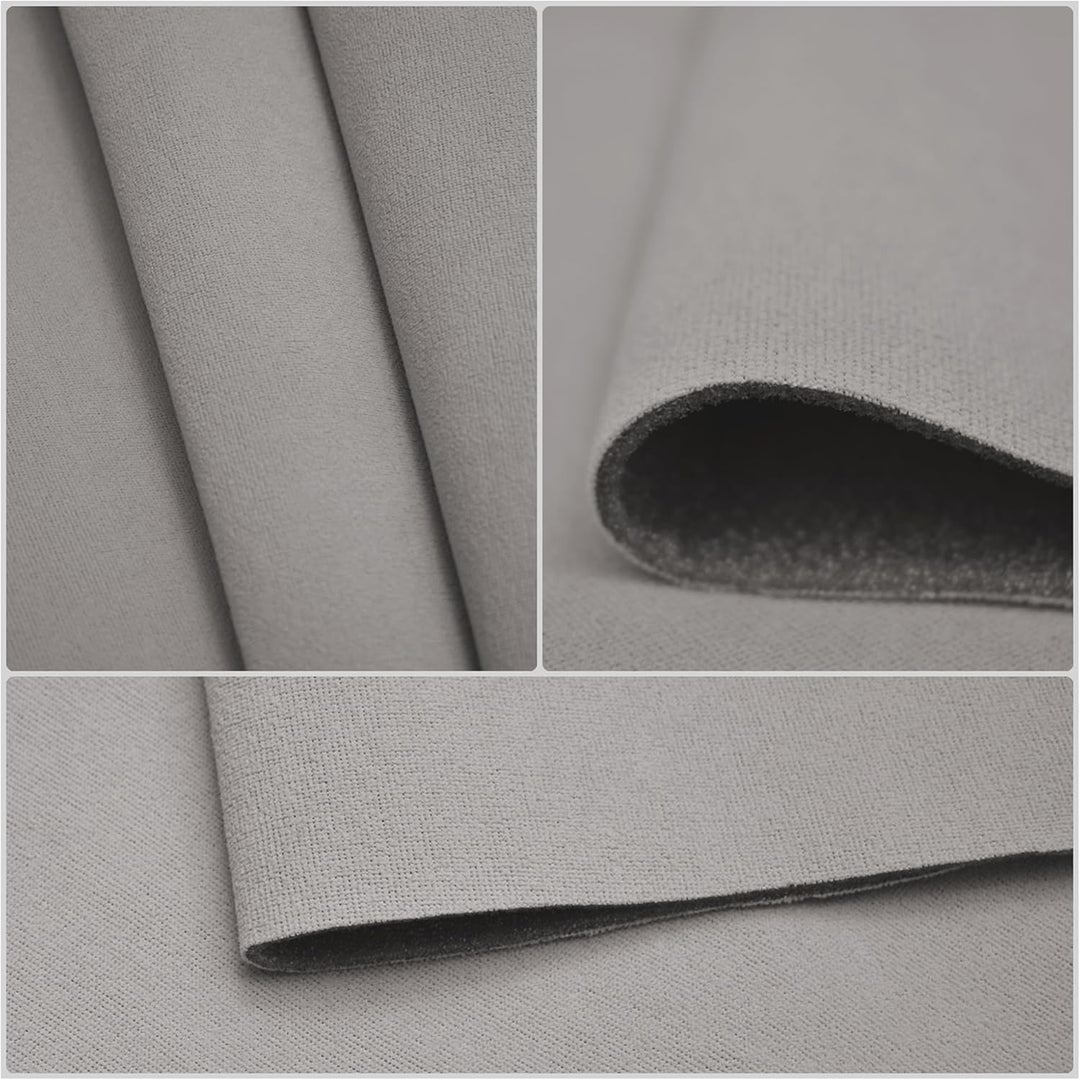 Autohimmelstoff Dachhimmel Velour, Hellgrau, 1,70m x 3m 1,70m x 3m Light-grey, 1,70m x 3m Light-grey