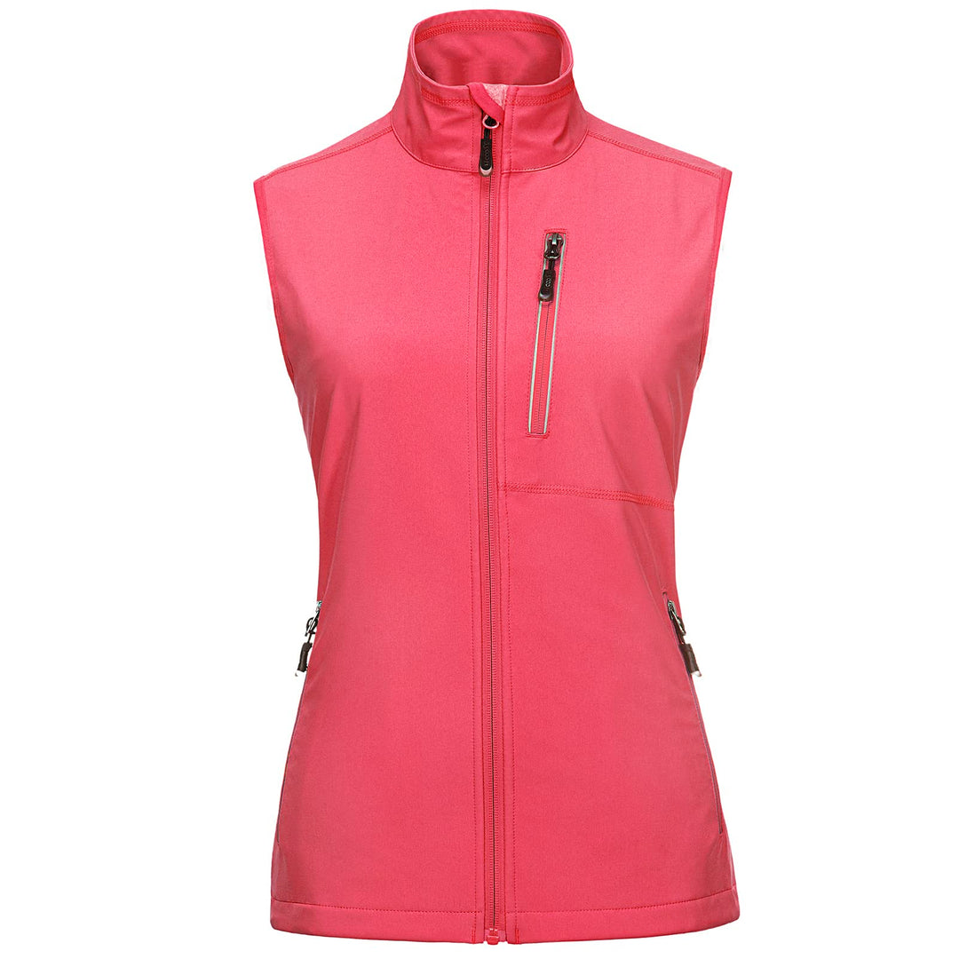 33,000ft Damen Leichte Laufweste Outdoor Softshell Weste Frau Ärmellose Jacke Winddichte Wasserdicht