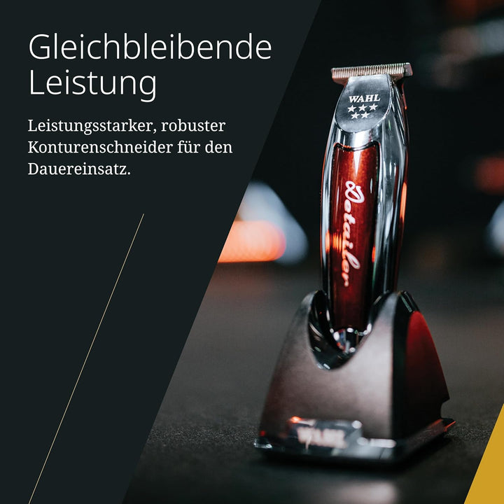 Wahl Cordless Detailer LI Hair Trimmer - Leistungsstarker Trimmer mit extra breiter T-Klinge für Kan