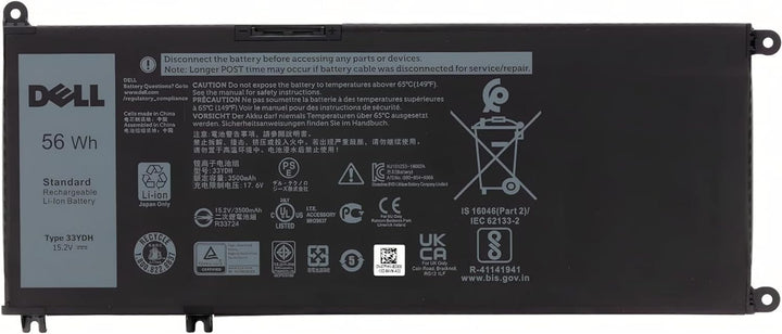 Dell 33YDH Original Akku 56Wh für Inspiron 17 (7778), (7779)