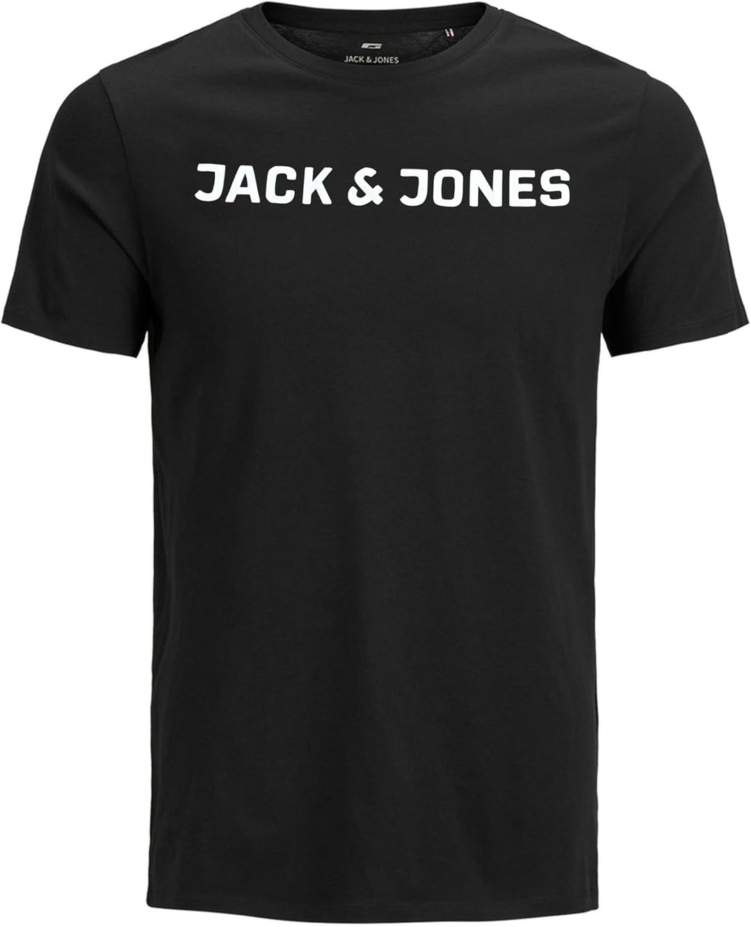 JACK &amp; JONES Male T-Shirt 3er-Pack Logo T-Shirt XS 5er Pack (4x Schwarz, Blau), XS 5er Pack (4x Schw