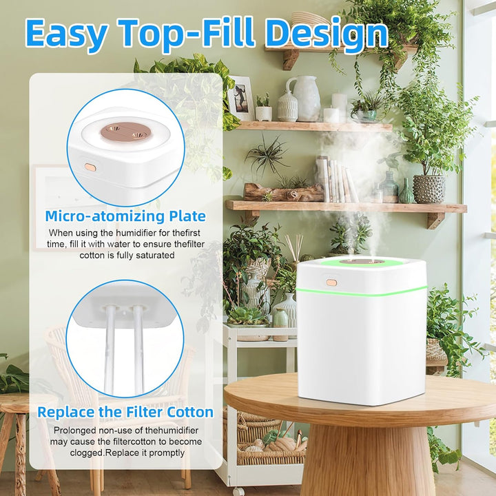 Tragbare Mini-Luftbefeuchter für Schlafzimmer, Aromadiffusor für zu Hause, persönlicher Tisch-Luftbe