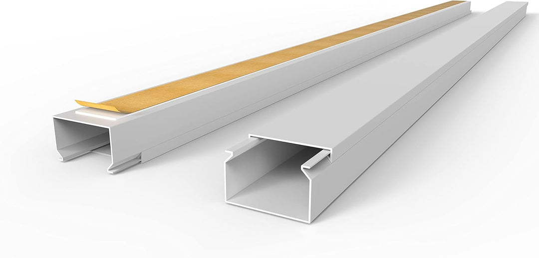 SCOS Smartcosat Kabelkanal 40 x 25 mm H x B 10x 1 m Selbstklebend PVC Kunststoff, Aufputz für Wand M