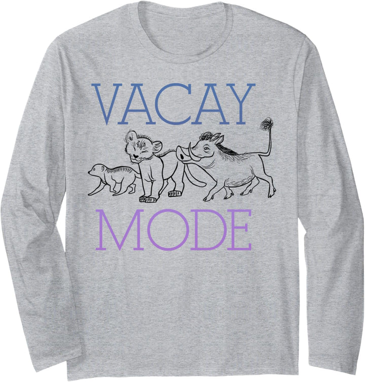 Disney The Lion King Live Action Sketch Vacay Mode Langarmshirt