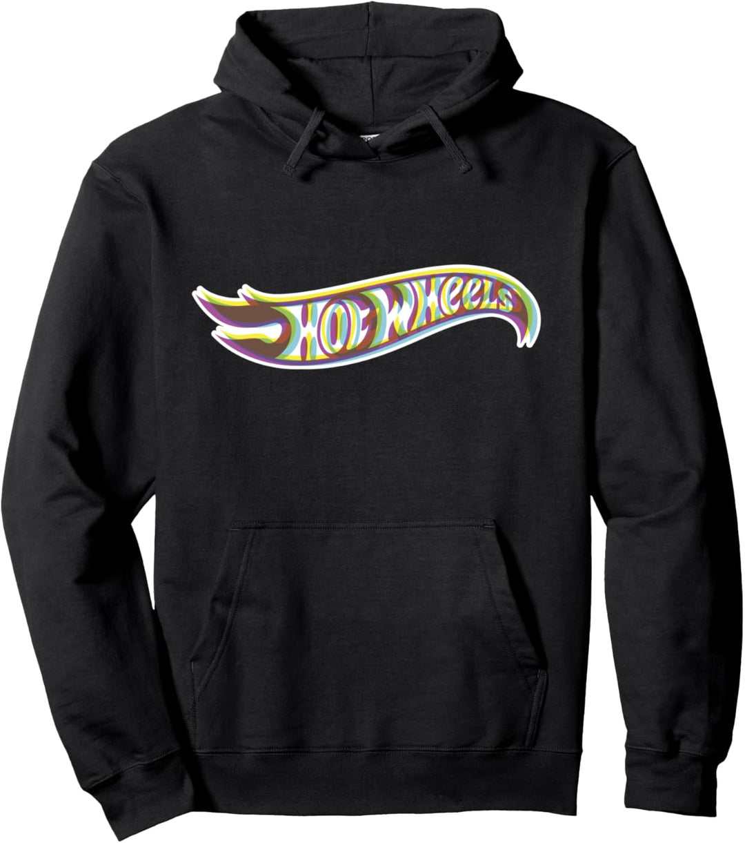 Verblasstes Logo von Hot Wheels Pullover Hoodie