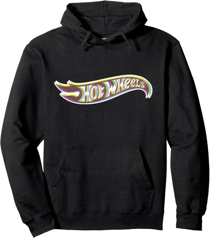 Verblasstes Logo von Hot Wheels Pullover Hoodie