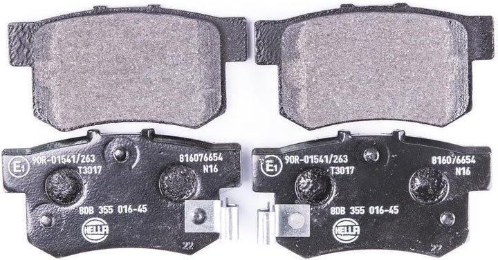 HELLA PAGID 8DB 355 016-451 Bremsbelagsatz - T3017 - Dicke/Stärke: 14.6mm - Bremssystem: Akebono - m