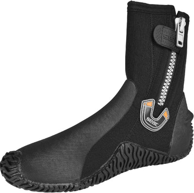 Seac Basic HD, Füssling aus 5 mm Neopren und fester Laufsohle, Taucherschuhe für Geräteflosse, L