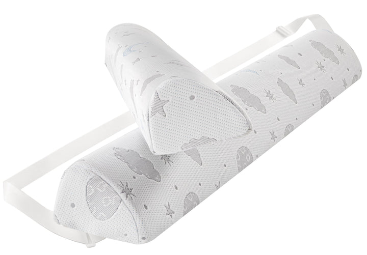 Rausfallschutz Kinderbett - Schaumstoff Bettschutz mit verstellbaren Gurten, Anti-Rutsch, Air-Layer-