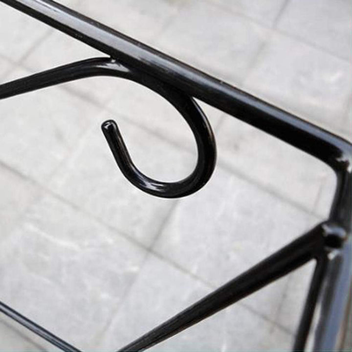 1 Pc Hängen Korb Balkon Geländer Pflanzer Container Geländer Regal Blumentopf Halterung Metall Blume