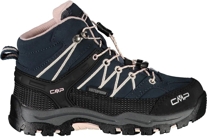 CMP Unisex Kinder Kids Rigel Mid Shoes Wp Trekking-Schuhe 28 EU Asphalt Rose, 28 EU Asphalt Rose