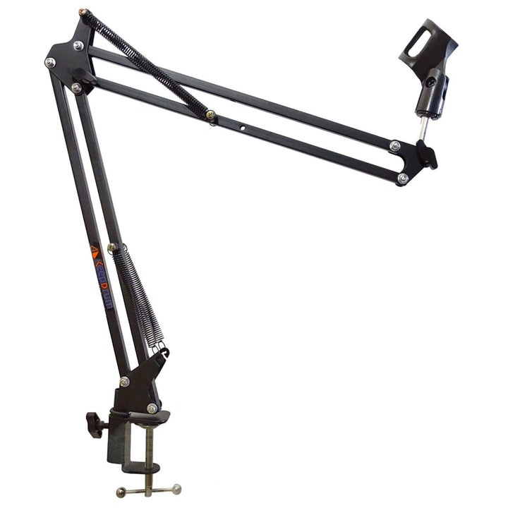 keepdrum NB35 Schwarz Gelenkarm Tisch-Mikrofonarm Schwenkarm zur Tischmontage NB35 Gelenkarm Schwarz