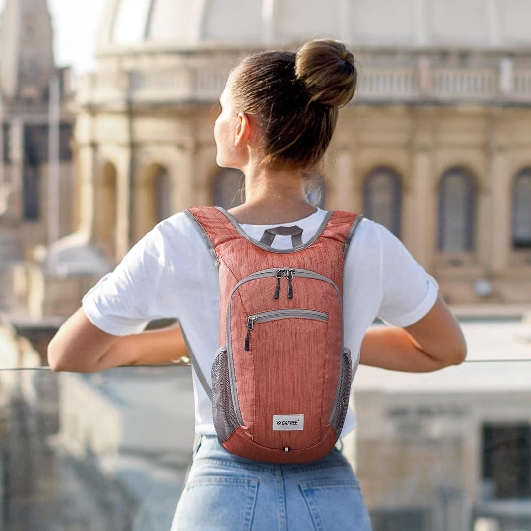 G4Free 10/15/20L Faltbarer Rucksack Klein, Wanderrucksack Leicht, Tagesrucksack Damen Herren für Wan