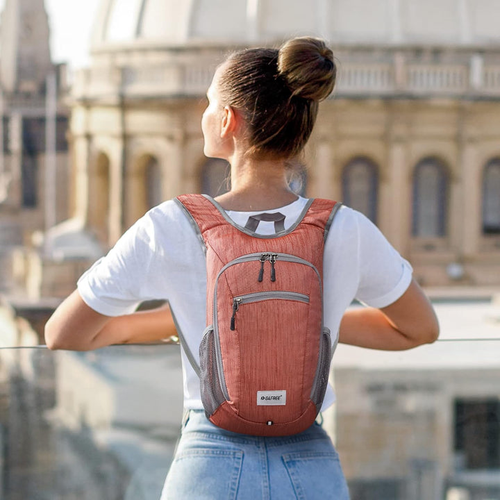 G4Free 10/15/20L Faltbarer Rucksack Klein, Wanderrucksack Leicht, Tagesrucksack Damen Herren für Wan