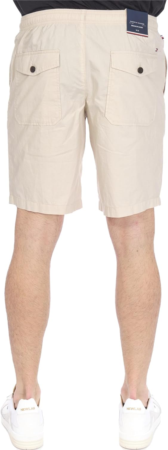 Tommy Hilfiger BROOKLYN PO POPLIN SHORT, beige(aevbeige), Gr. 32