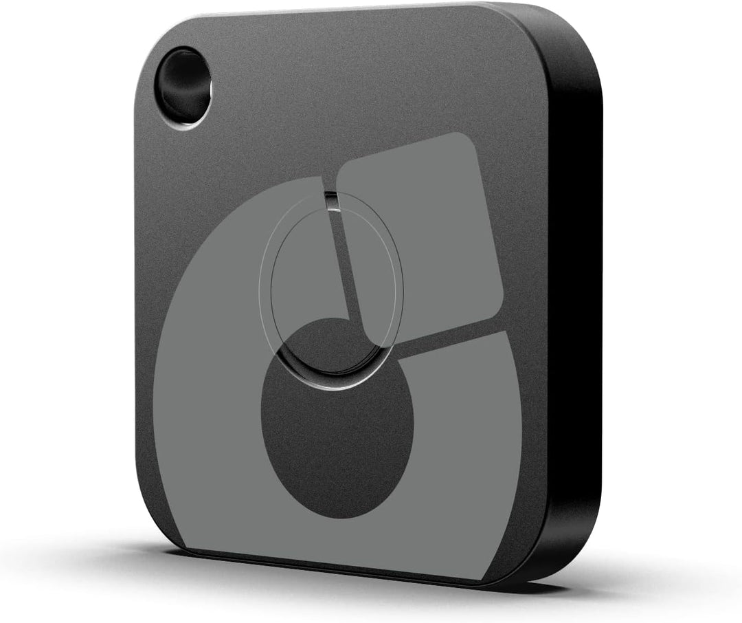musegear Schlüsselfinder Recharge - schwarz I aufladbar I mit Bluetooth App aus Deutschland - 2er Pa