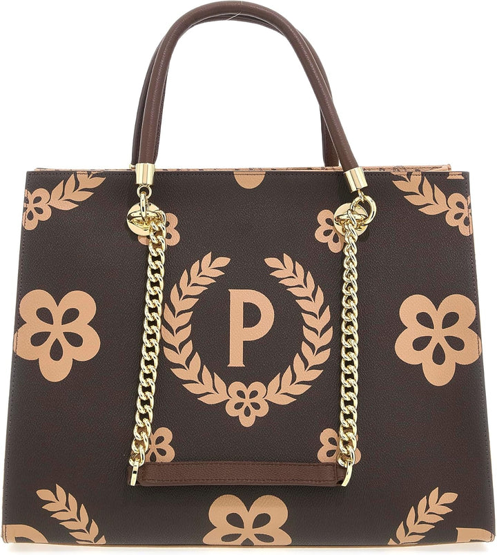 POLLINI POLLINI TASCHE HERITAGE TE8472PP0DQ Creme/Braun Einheitsgrösse, Creme/Braun Einheitsgrösse