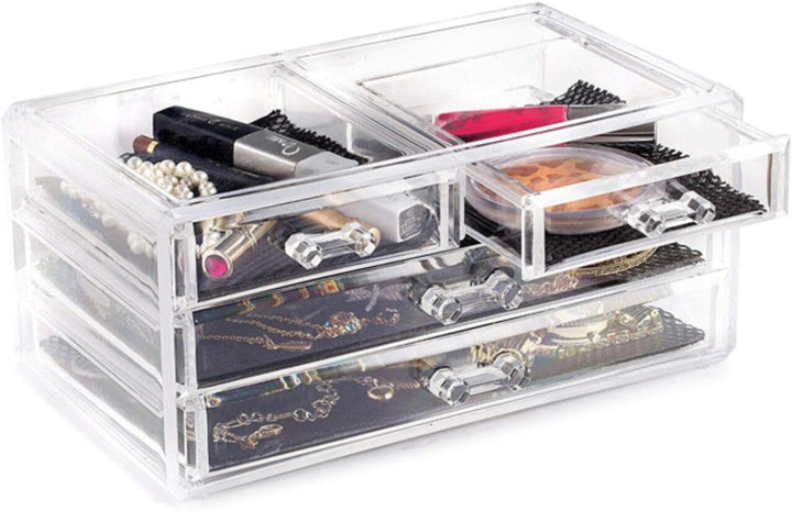 Make-up Organizer, Kosmetik-Organizer Schmuck Aufbewahrungsbox Acryl Cosmetics Lipsticks Halter Box