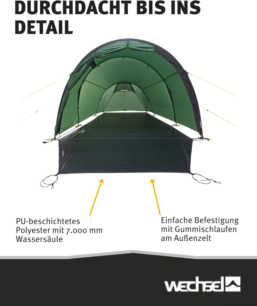 Wechsel Tents Groundsheet - Zusätzlicher Zeltboden passgenau für unsere Zelt Modelle Groundsheet Tem