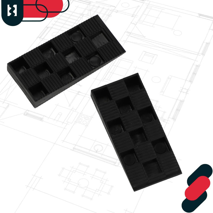 KOTARBAU® 250er Set Montagekeile Kunststoff 94 x 44 x 14 mm für Fenster Türen Türzarge Fensterrahmen