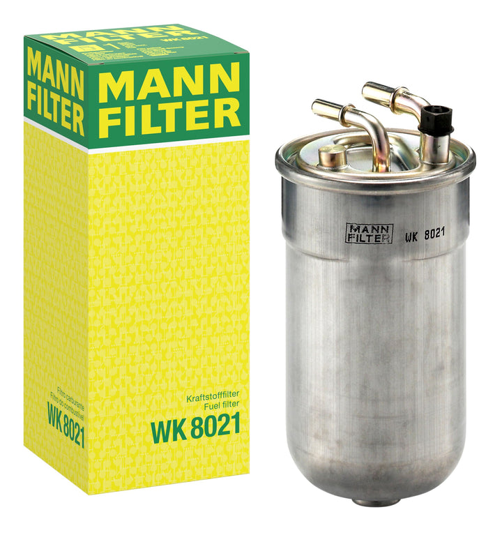 MANN-FILTER WK 8021 Kraftstofffilter – Für PKW Single, Single